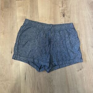 Old Navy “Jean wash” Linen Shorts